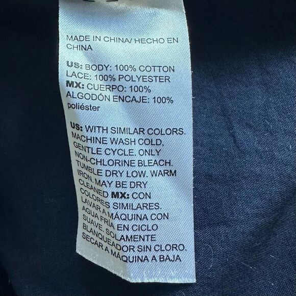 Chicos Lace Edge Blouse - Picture 11 of 11